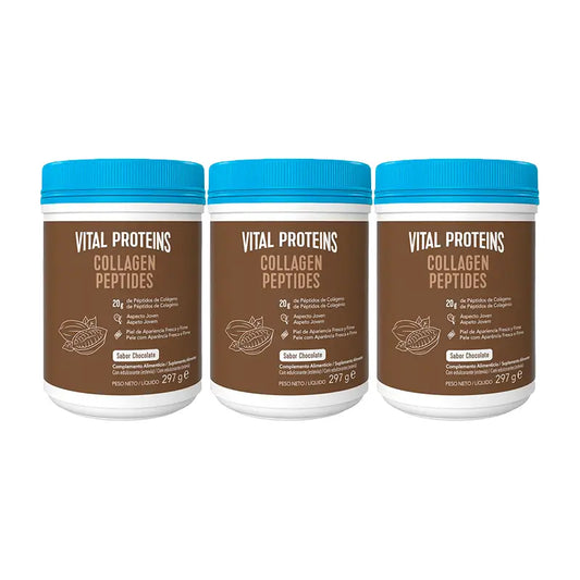 Vital Proteins Triple Collagen Peptides Chocolate Flavour 3x 297 g