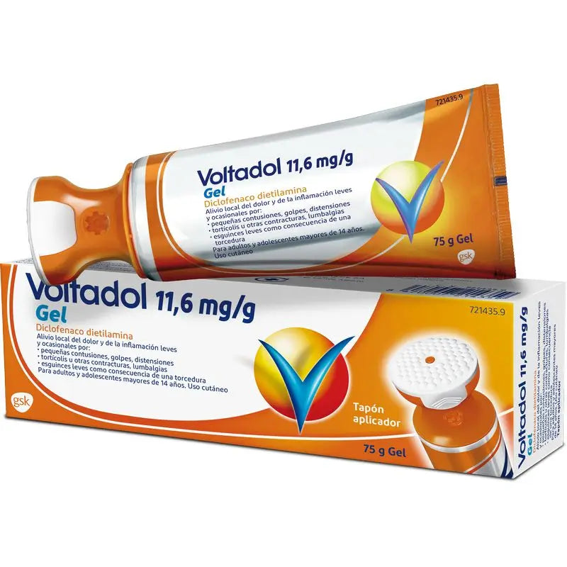 Voltadol Topical Gel with applicator cap 75 g