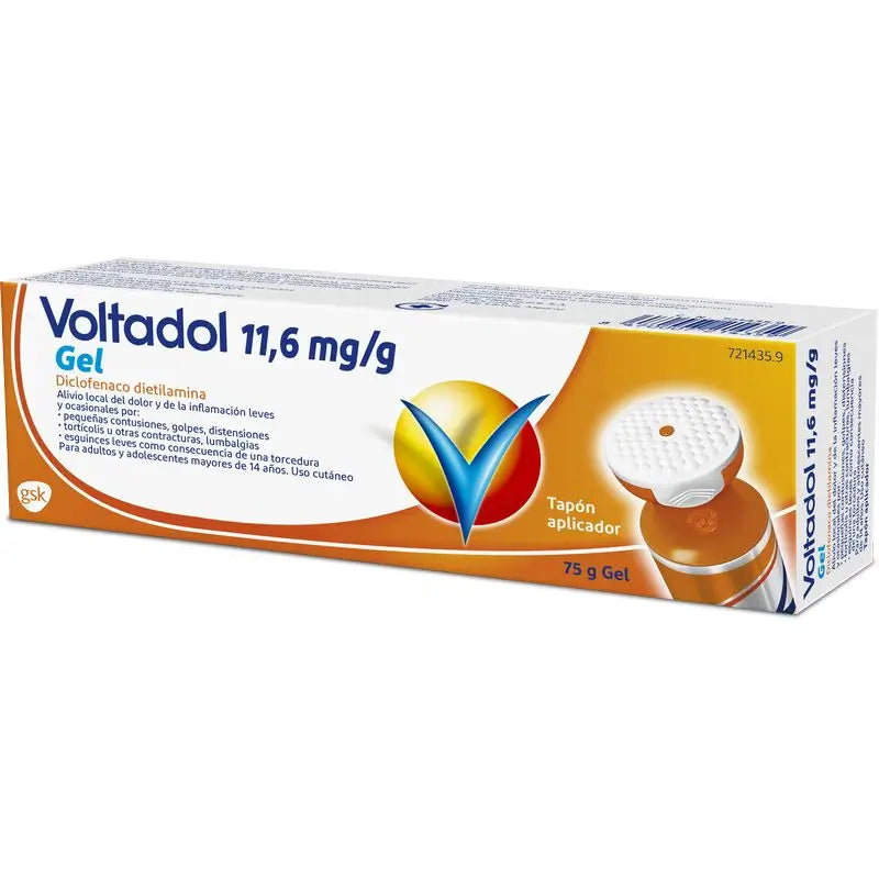 Voltadol Gel Tópico con Tapón Aplicador 75 gr