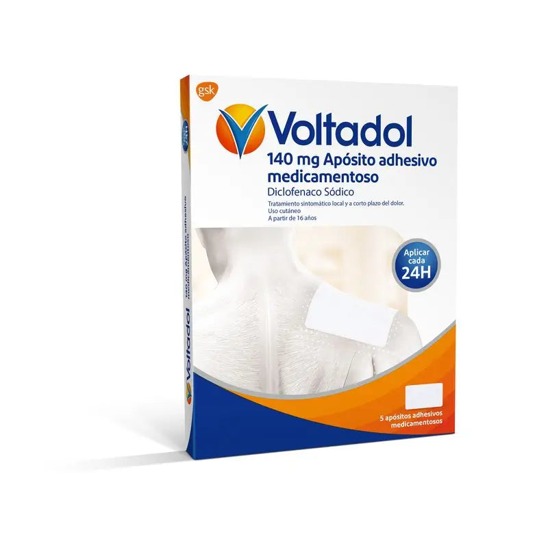 Voltadol 140 mg, 5 Medicated Adhesive Dressings