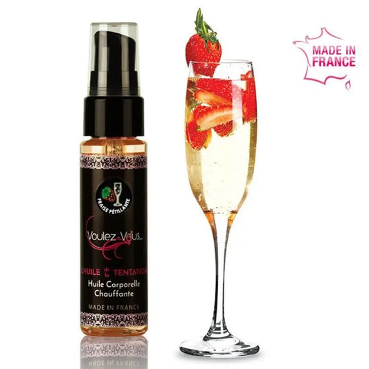 Voulez-Vous... Aceite Efecto Calor - Cava Con Fresas 35 Ml