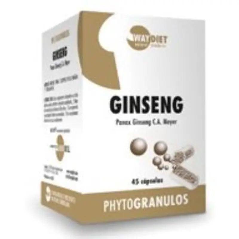 Waydiet Natural Products Ginseng Phytogranulos 45Caps.