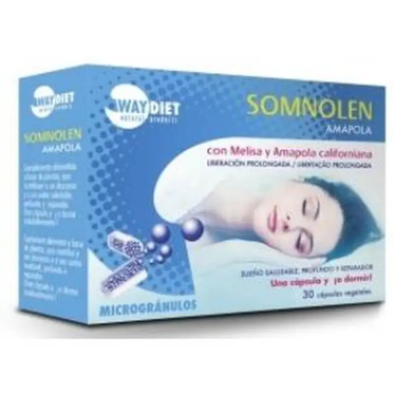 Waydiet Natural Products Somnolen Amapola 30Caps.