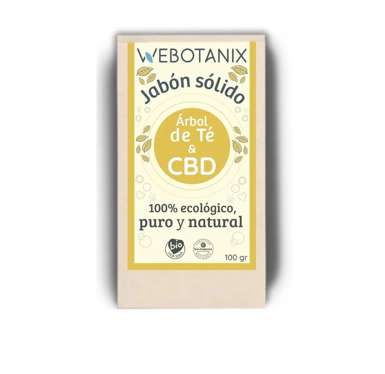 Webotanix Cbd & Tea Tree Soap Bio, 100 g