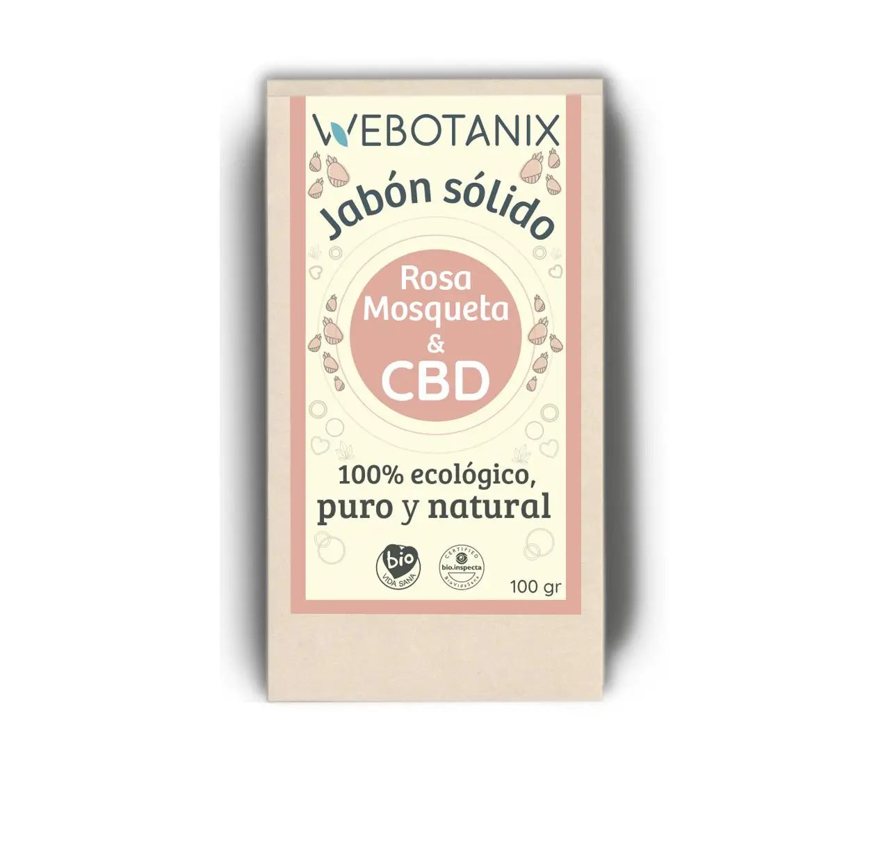 Webotanix Cbd & Rosehip Soap Bio , 100 g