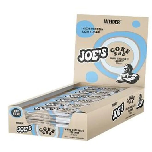 Weider Joe´S Core Bar Choclate Blanco-Coco 12X45Gr.