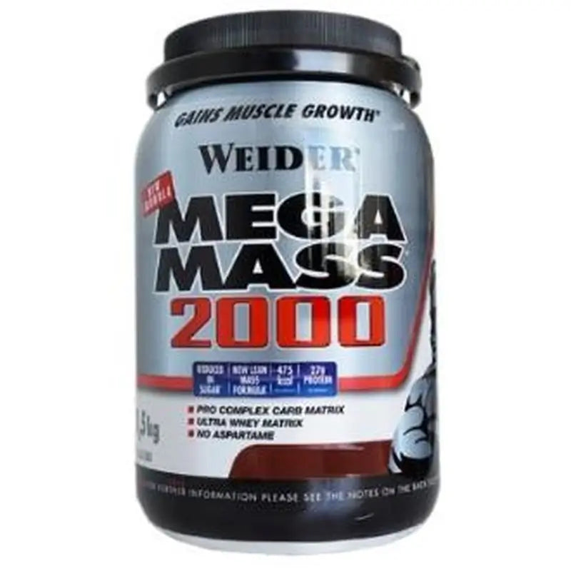 Weider Weider Mega Mass 2000 Vainilla 1,5Kg. 