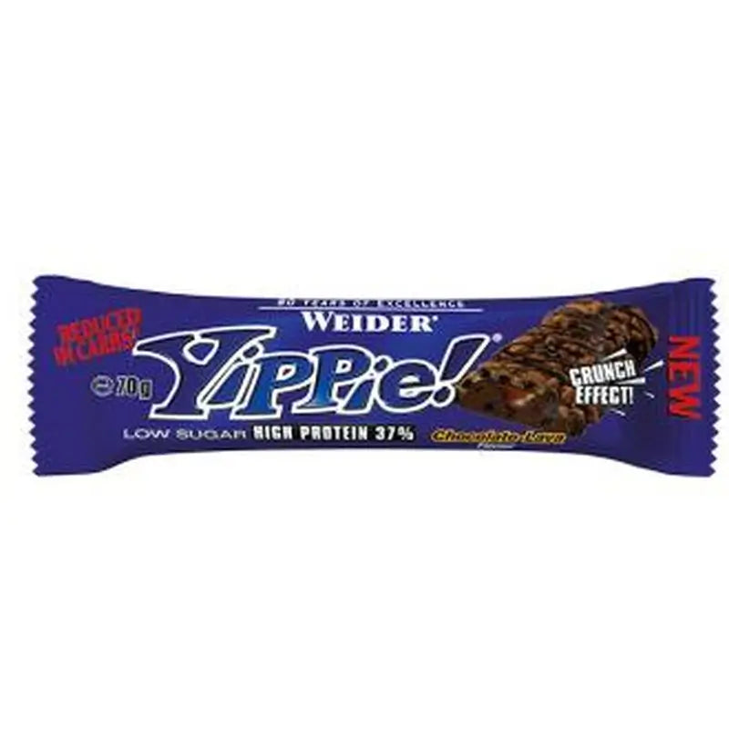 Weider Yippie Weider Barritas Chocolate-Lava 12Ud.70Gr