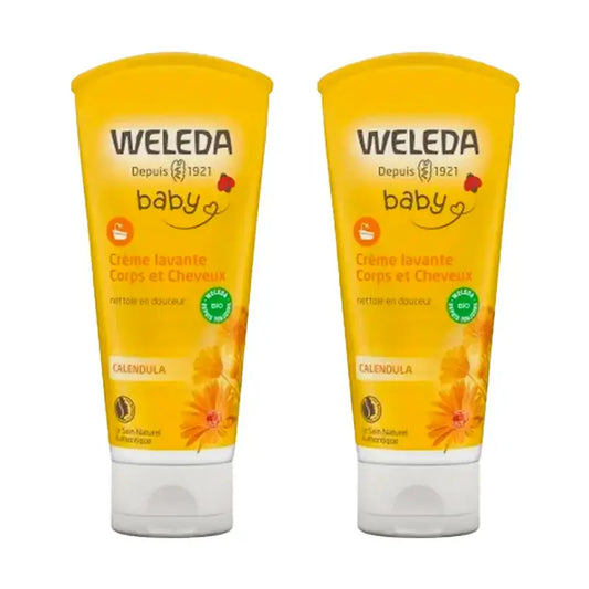 Weleda Baby Shampoo & Shower Gel Calendula , 2 x 200 ml