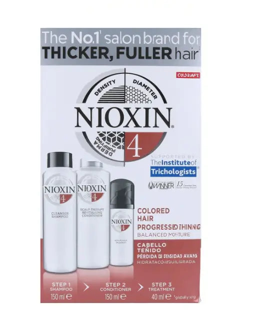 Wella Nioxin Trial Kit Sistema 4 Cabello Teido Avanzado 