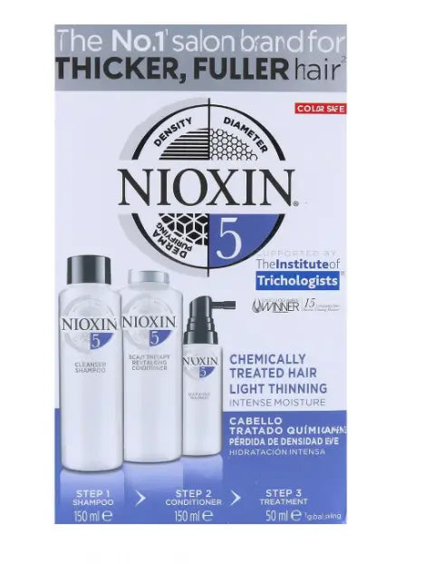 Wella Nioxin Trial Kit System 5 Mildly Treated Hair