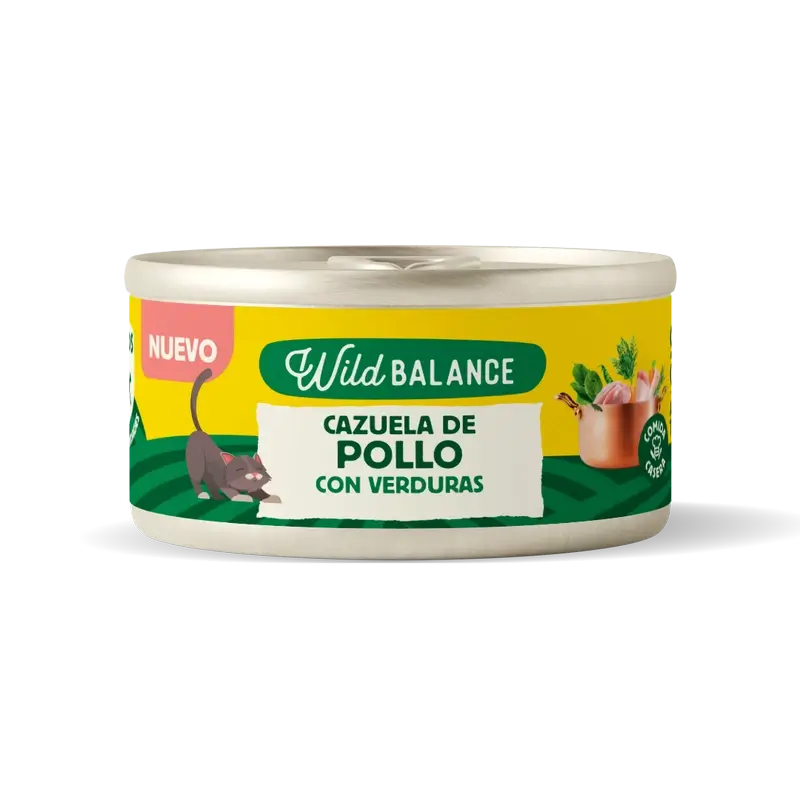 Wild Balance Canned Chicken Vegetable Casserole For Cats, 80g