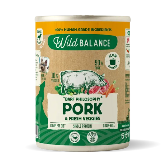 Wild Balance Canned Pork With Vegetables For Dogs, 400 grams