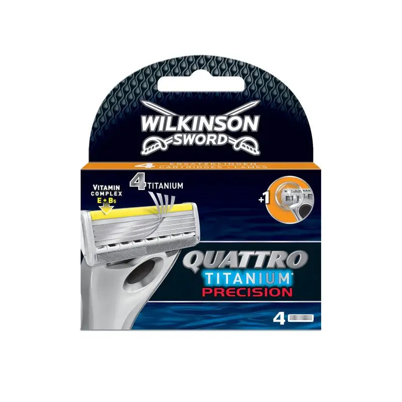 Wilkinson Sword Quattro Tit.Precision Carg.4 Units