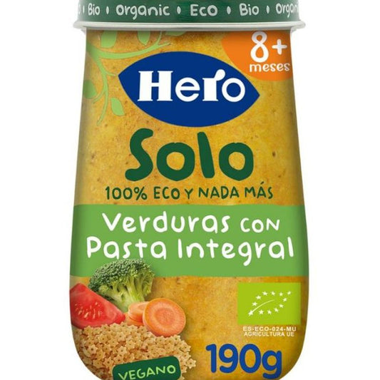 Hero Baby Hero Baby Hero Solo Vegetable Eco Jar With Wholemeal Pasta, 190g