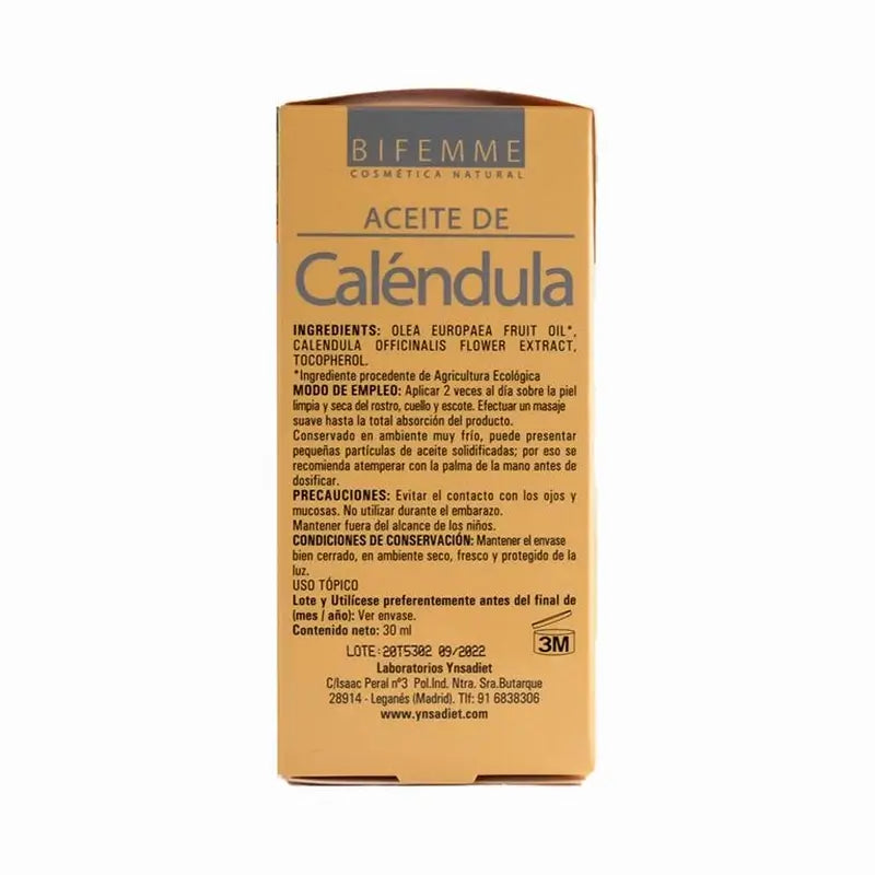 Ynsadiet Calendula Oil Bio, 30 ml