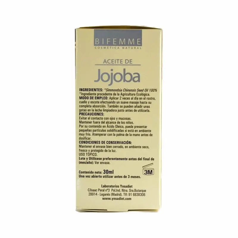 Ynsadiet Jojoba Oil Bio, 30 ml