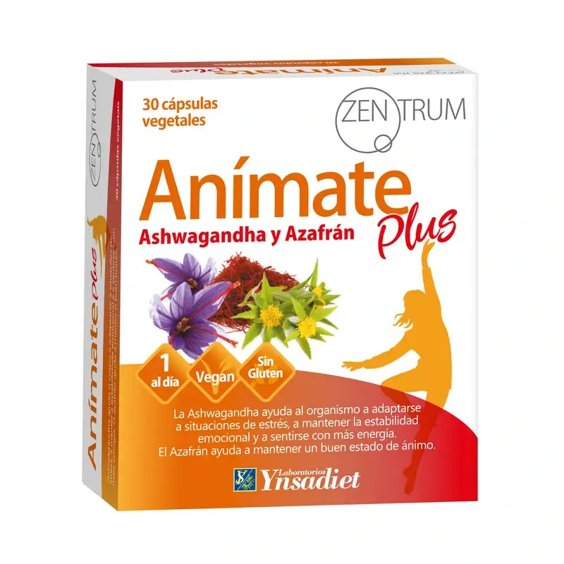 Ynsadiet Animate Plus. Stress, Mood & Energy, 30 capsules