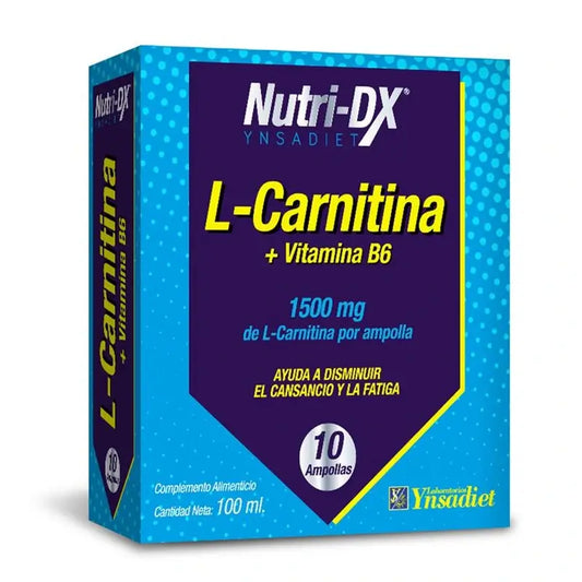 Ynsadiet L-Carnitine 1500Mg. 10Amp. Nutri-Dx