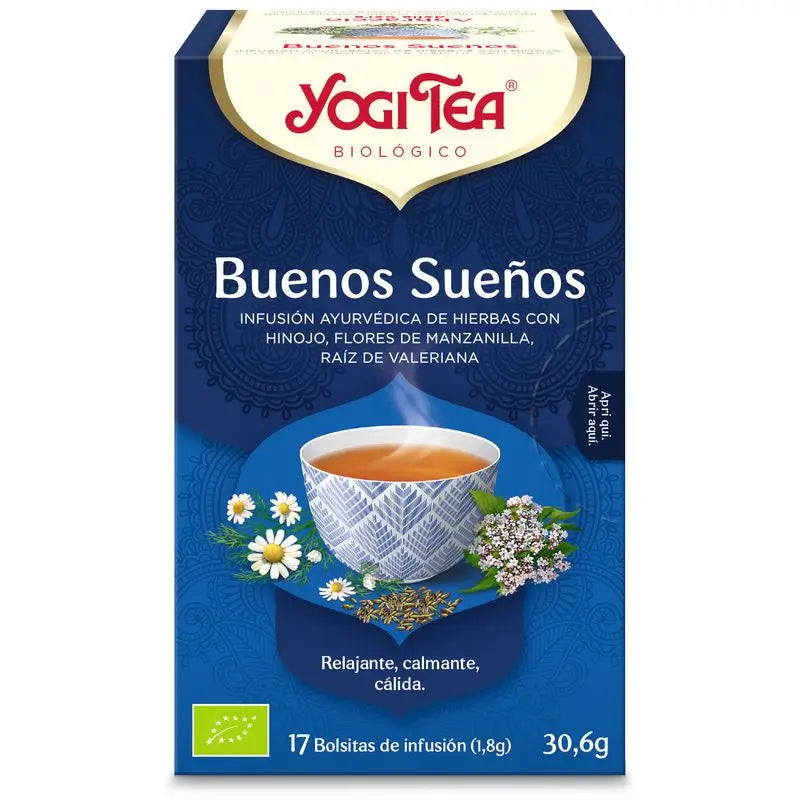 Yogi Tea Biológico Buenos Sueños 17 Bolsitas