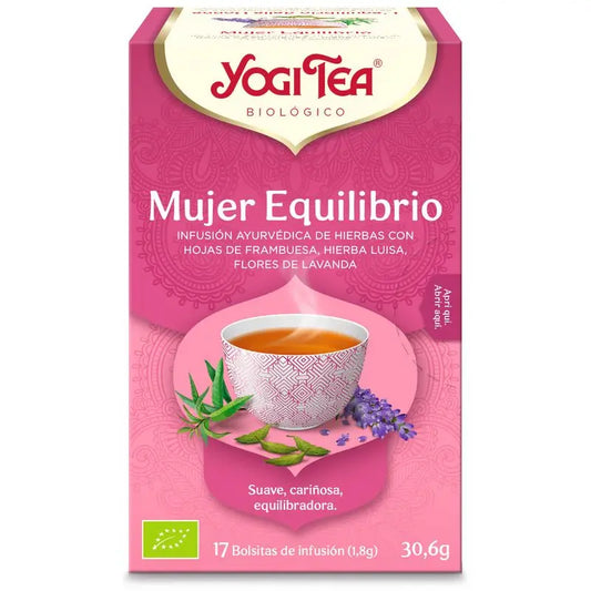 Yogi Tea Biológico Mujer Equilibrio 17 Bolsitas