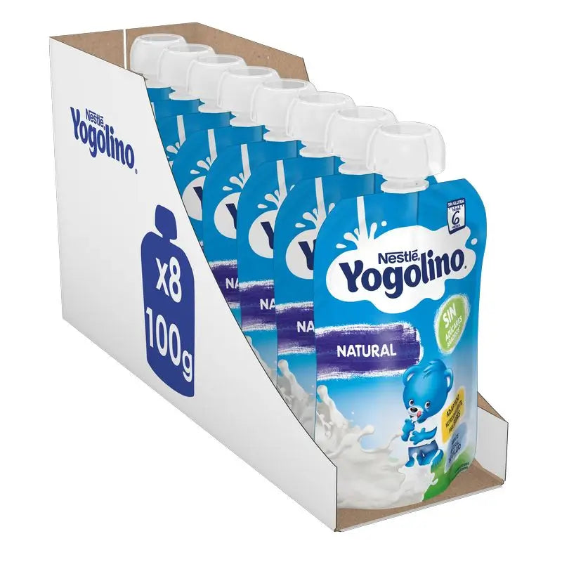 Yogolino Natural Sugar Free Sachets, 100g x 8 pieces