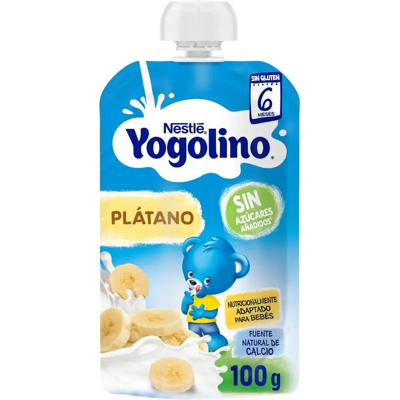 Yogolino Sugar Free Banana Sachets, 100g x 8 pieces