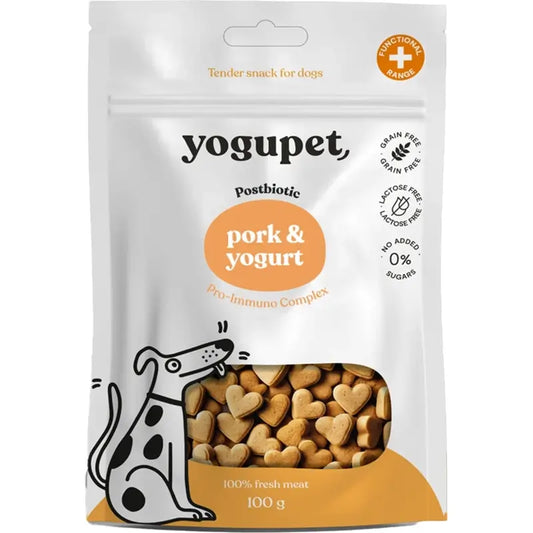 Yogupet Semi-moist Dog Snack Pork & Yoghurt Flavour , 50 g