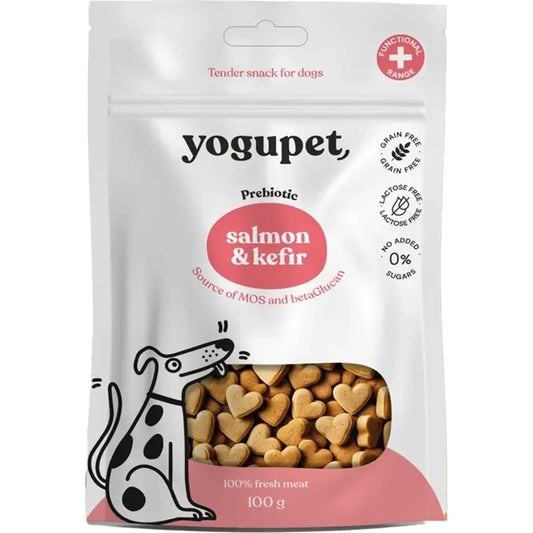 Yogupet Semi-moist Snack For Dogs Salmon & Kefir Flavour , 50 g