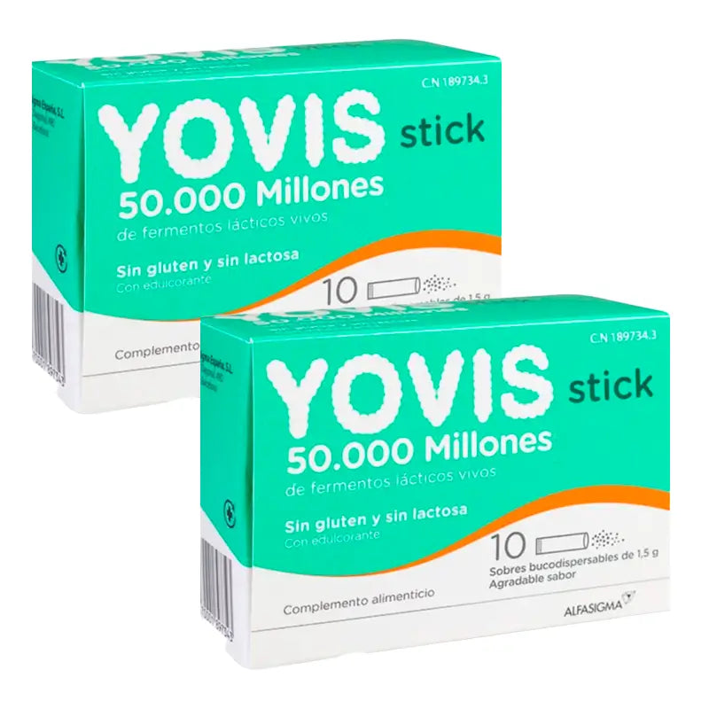 Yovis Pack, 2 x 10 bucodispersible sitkcs