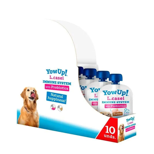 Yow Up Pouch L.Casei Turkey Dogs Box 10X115Gr