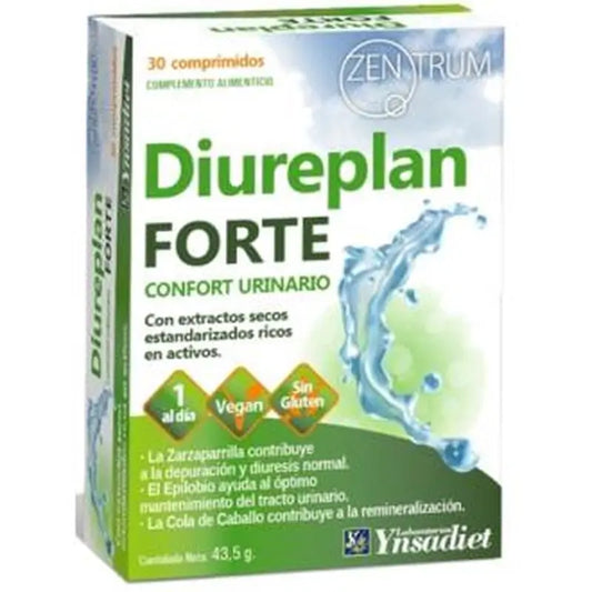 Zentrum Diureplan Forte 30 Cápsulas