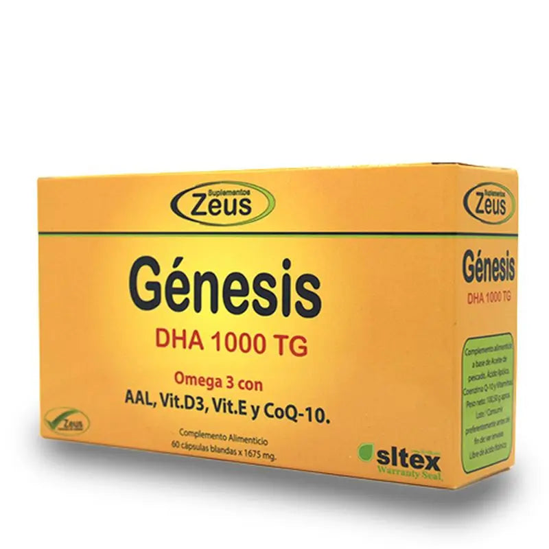 Zeus Genesis Dha Tg 1000  , 60 cápsulas