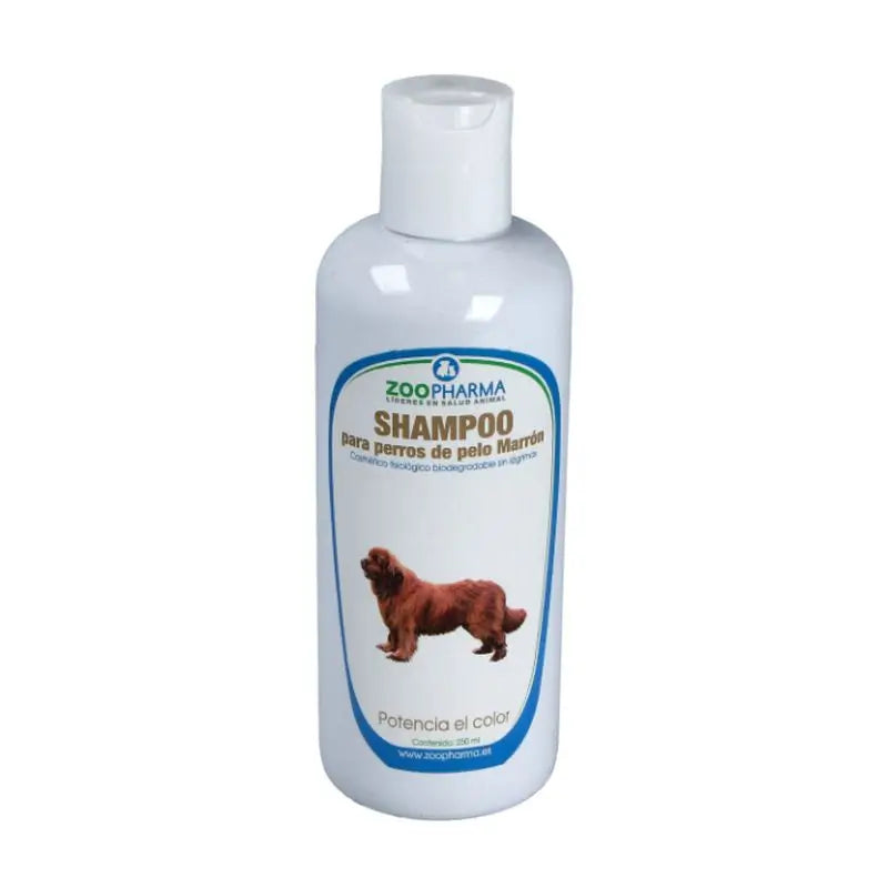 Zoopharma Champu Pelo Marron Perros 250Ml.