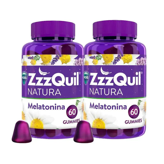 ZzzQuil Natura Melatonin, 2x60 Gummies